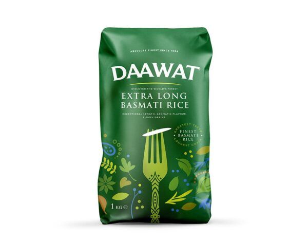 Daawat Extra Long Basmati Rice 1kg 991191