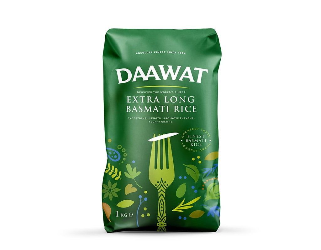 Daawat Extra Long Basmati Rice 1kg 991191