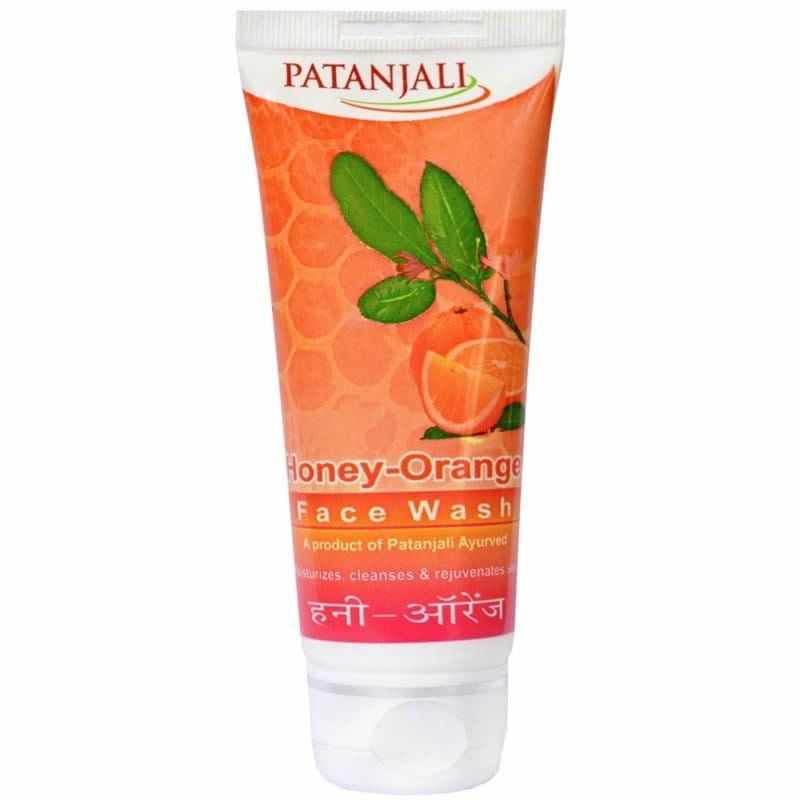 Patanjali Aloe Vera Honey Orange Face Wash 60g