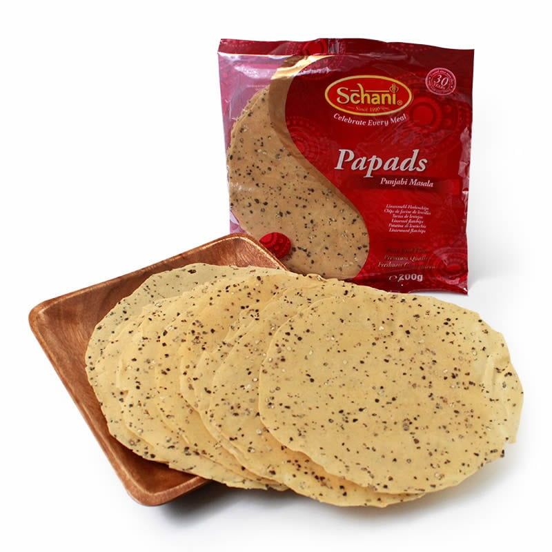 Schani Papadums Punjabi Masala 200g