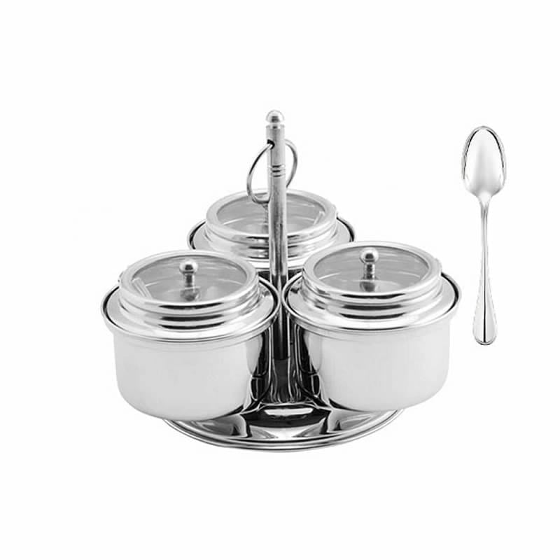 Steel Pickle Pot 3 In One With Spoons germany
