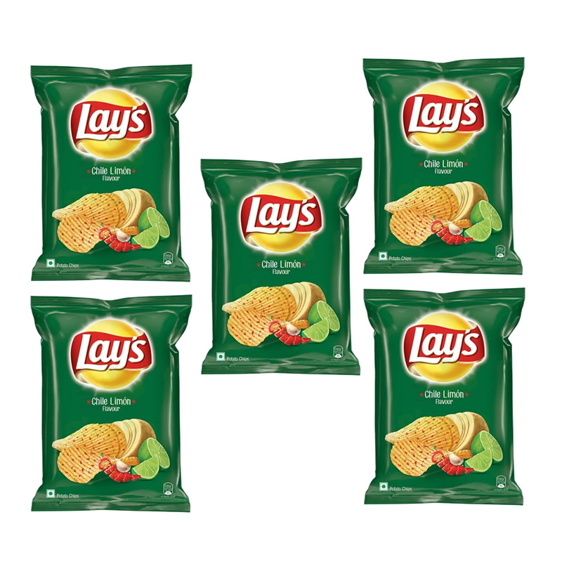 Lays Chilly Zitrone 50g Pack of 5