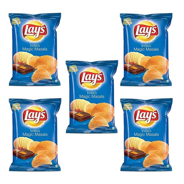 Lays Magic Masala (50g) (Pack of 5)